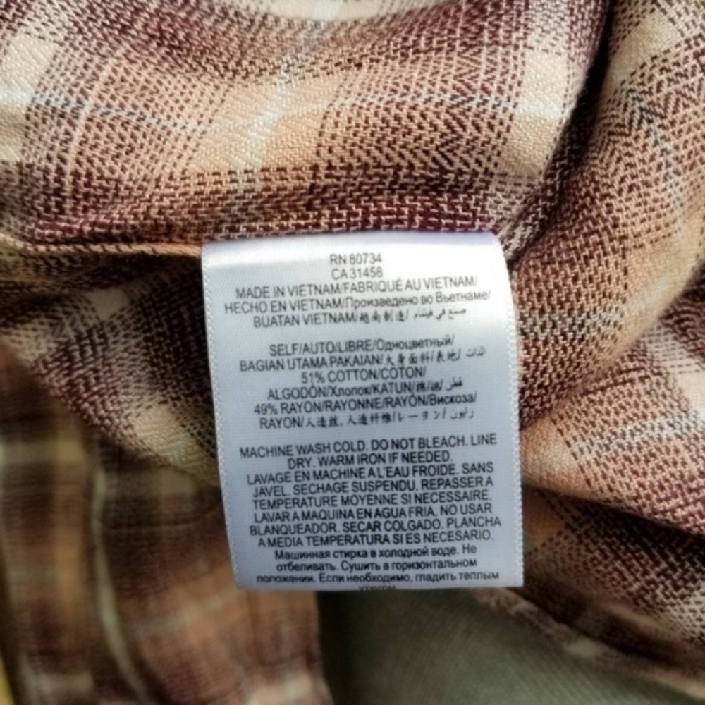 Bcbgeneration Plaid Button Down Small - image 7